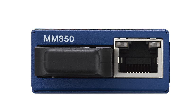 Miniature Media Converter, Wide Temp, 1000TX/FX, Multi-mode 850nm, LFPT, 550m, SC type